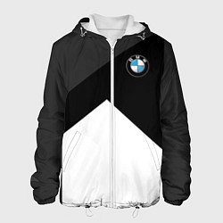 Куртка с капюшоном мужская BMW 2018 SportWear 3, цвет: 3D-белый