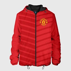 Куртка с капюшоном мужская FC Manchester United: Reverse, цвет: 3D-черный