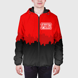 Куртка с капюшоном мужская PUBG: City Blood, цвет: 3D-черный — фото 2