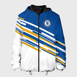 Куртка с капюшоном мужская FC Chelsea: Colour Line, цвет: 3D-черный