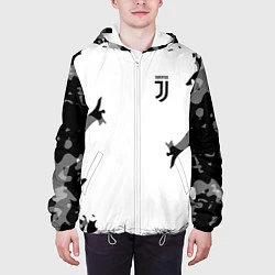 Куртка с капюшоном мужская FC Juventus: White Original, цвет: 3D-белый — фото 2