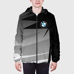 Куртка с капюшоном мужская BMW 2018 SPORT, цвет: 3D-черный — фото 2
