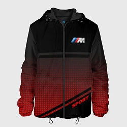 Куртка с капюшоном мужская BMW 2018 M Sport, цвет: 3D-черный