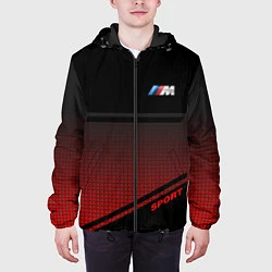Куртка с капюшоном мужская BMW 2018 M Sport, цвет: 3D-черный — фото 2