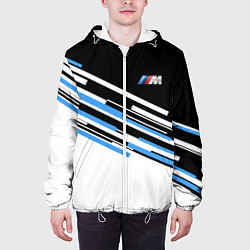 Куртка с капюшоном мужская BMW BRAND COLOR, цвет: 3D-белый — фото 2