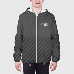 Куртка с капюшоном мужская BMW M SPORT, цвет: 3D-белый — фото 2