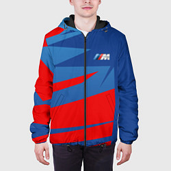Куртка с капюшоном мужская BMW: Motorsport Style, цвет: 3D-черный — фото 2