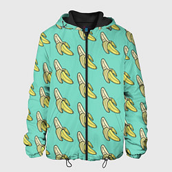 Куртка с капюшоном мужская Любитель бананов, цвет: 3D-черный