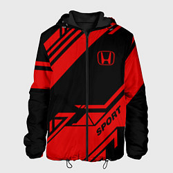 Куртка с капюшоном мужская Honda: Techno Sport, цвет: 3D-черный