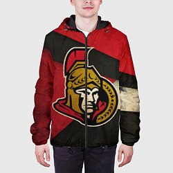 Куртка с капюшоном мужская HC Ottawa Senators: Old Style, цвет: 3D-черный — фото 2