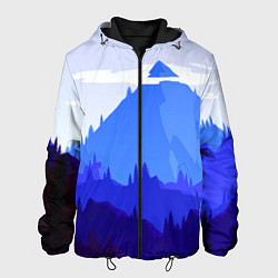 Куртка с капюшоном мужская Firewatch: Cold Mountain, цвет: 3D-черный