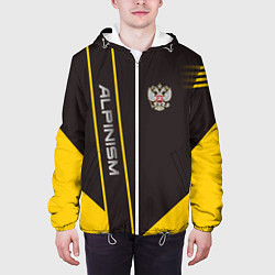 Куртка с капюшоном мужская Alpinism: Yellow Russia, цвет: 3D-белый — фото 2