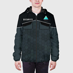 Куртка с капюшоном мужская Detroit: Security, цвет: 3D-черный — фото 2
