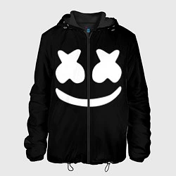 Куртка с капюшоном мужская Marshmello: Black Face, цвет: 3D-черный
