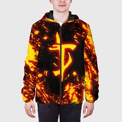 Куртка с капюшоном мужская DOOM: The Crucible, цвет: 3D-черный — фото 2