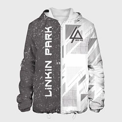 Куртка с капюшоном мужская Linkin Park: Grey Form, цвет: 3D-белый