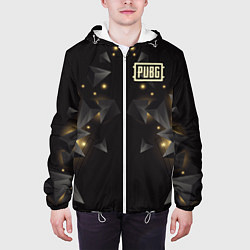 Куртка с капюшоном мужская PUBG: Night Fireflies, цвет: 3D-белый — фото 2