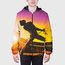 Куртка с капюшоном мужская Bohemian Rhapsody, цвет: 3D-черный — фото 2