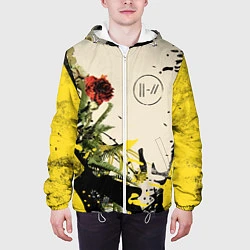 Куртка с капюшоном мужская TOP: Chlorine, цвет: 3D-белый — фото 2