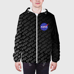 Куртка с капюшоном мужская NASA: Dark Space, цвет: 3D-белый — фото 2