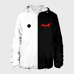 Куртка с капюшоном мужская MONOKUMA Eyes, цвет: 3D-белый