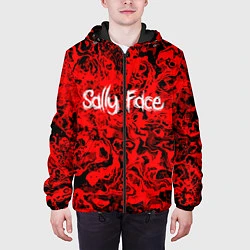Куртка с капюшоном мужская Sally Face: Red Bloody, цвет: 3D-черный — фото 2