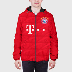 Куртка с капюшоном мужская FC Bayern: Home 19-20, цвет: 3D-черный — фото 2