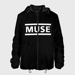 Куртка с капюшоном мужская MUSE, цвет: 3D-черный
