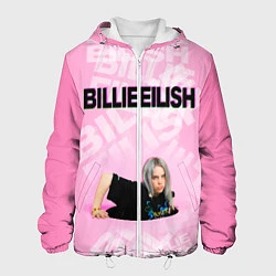 Куртка с капюшоном мужская Billie Eilish: Pink Mood, цвет: 3D-белый