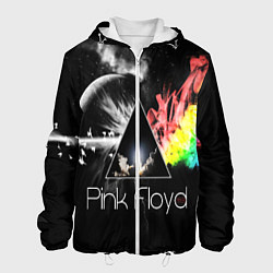 Куртка с капюшоном мужская PINK FLOYD, цвет: 3D-белый