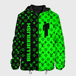 Куртка с капюшоном мужская BILLIE EILISH x LV Green, цвет: 3D-черный