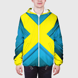 Куртка с капюшоном мужская Икс для косплея, цвет: 3D-белый — фото 2