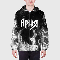 Куртка с капюшоном мужская АРИЯ, цвет: 3D-черный — фото 2