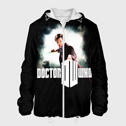 Куртка с капюшоном мужская Doctor Who, цвет: 3D-белый