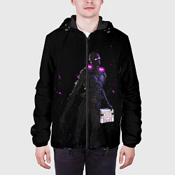 Куртка с капюшоном мужская MINECRAFT, цвет: 3D-черный — фото 2