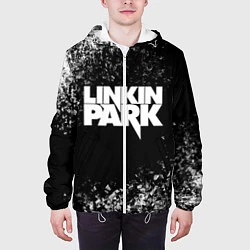 Куртка с капюшоном мужская Linkin Park, цвет: 3D-белый — фото 2
