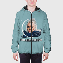 Куртка с капюшоном мужская BILLIE EILISH, цвет: 3D-черный — фото 2