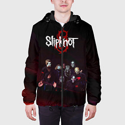 Куртка с капюшоном мужская Slipknot, цвет: 3D-черный — фото 2