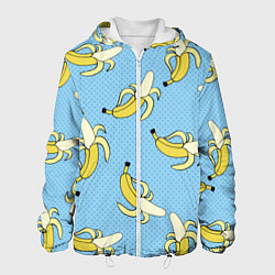 Куртка с капюшоном мужская Banana art, цвет: 3D-белый