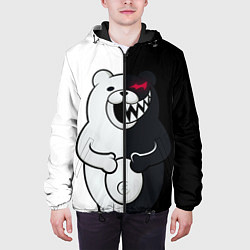 Куртка с капюшоном мужская MONOKUMA, цвет: 3D-черный — фото 2