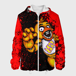 Куртка с капюшоном мужская Five Nights At Freddy's, цвет: 3D-белый