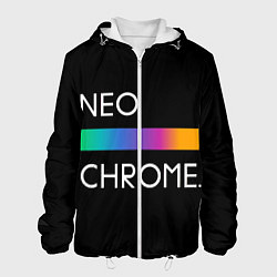 Куртка с капюшоном мужская NEO CHROME, цвет: 3D-белый