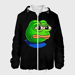 Куртка с капюшоном мужская Frog, цвет: 3D-белый