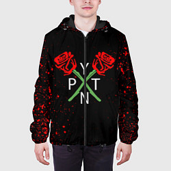 Куртка с капюшоном мужская Payton Moormeier, цвет: 3D-черный — фото 2