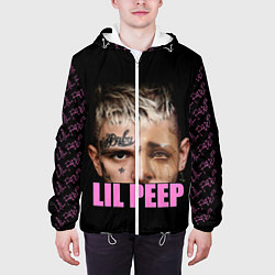 Куртка с капюшоном мужская Lil Peep, цвет: 3D-белый — фото 2