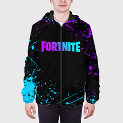 Куртка с капюшоном мужская FORTNITE, цвет: 3D-черный — фото 2