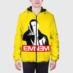 Куртка с капюшоном мужская Eminem, цвет: 3D-черный — фото 2