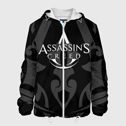 Куртка с капюшоном мужская Assassin’s Creed, цвет: 3D-белый