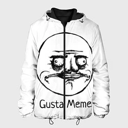 Куртка с капюшоном мужская Gusta Meme, цвет: 3D-черный