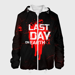 Куртка с капюшоном мужская LAST DAY ON EARTH, цвет: 3D-белый